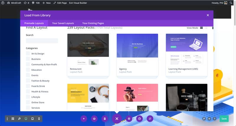 Divi Layouts