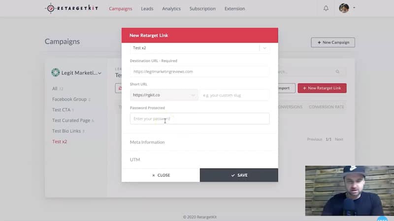 RetargetKit Review URL Shortener