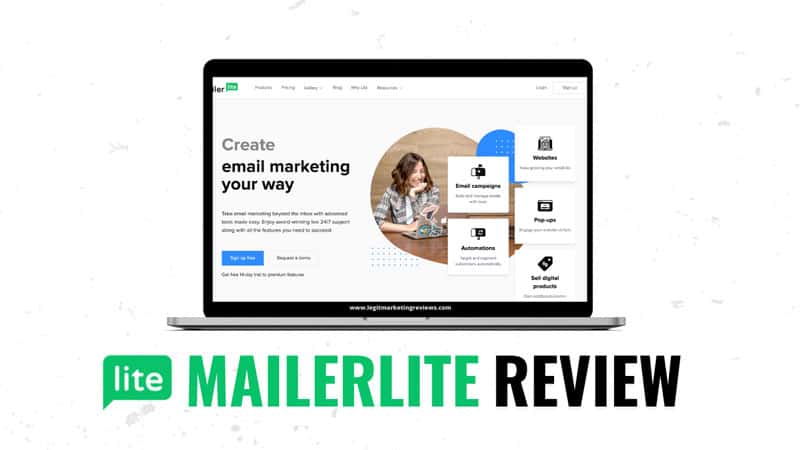 Mailerlite review hero